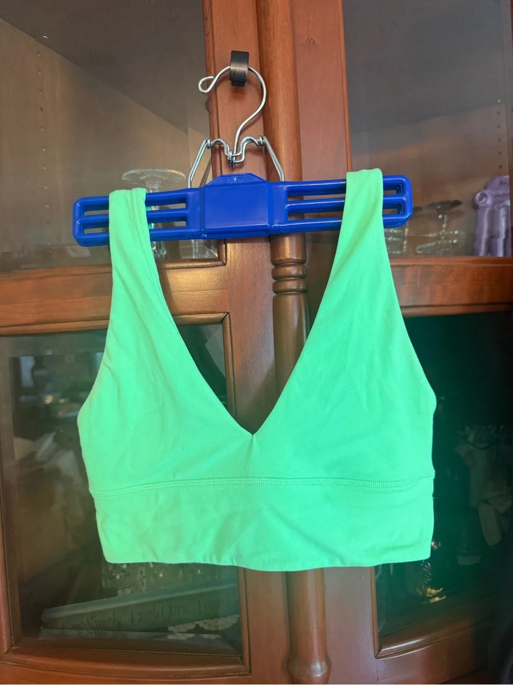 Lululemon Align V-Neck Bra Pistachio Size 6 Like New Discontinued